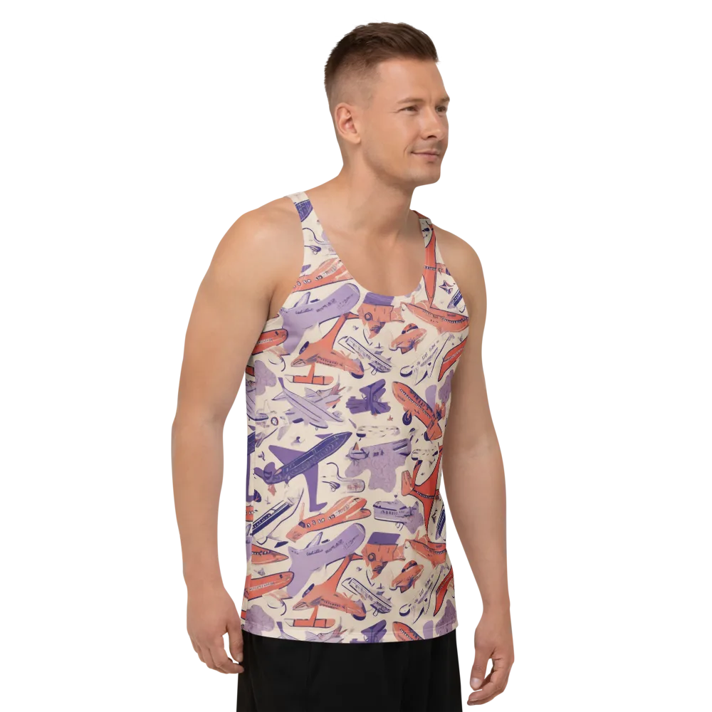 Cloudline Fleet on Men's Tank Top — Right Front