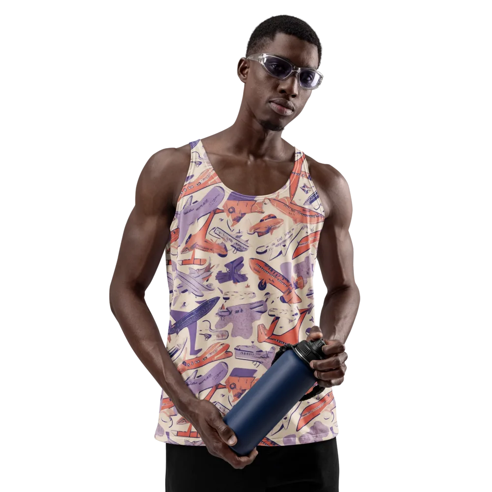 Cloudline Fleet on Men's Tank Top — Front