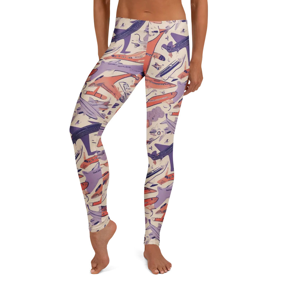 Cloudline Fleet on Leggings — Front