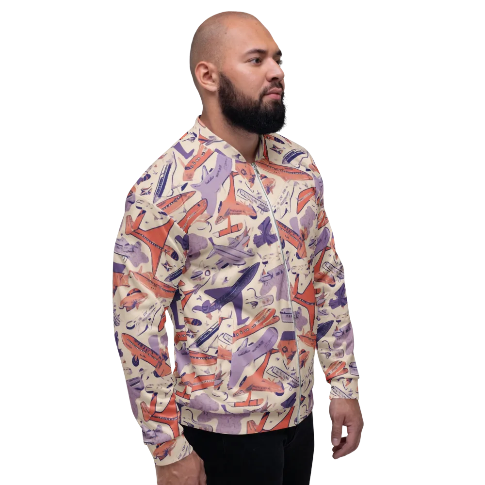 Cloudline Fleet on Bomber Jacket — Right
