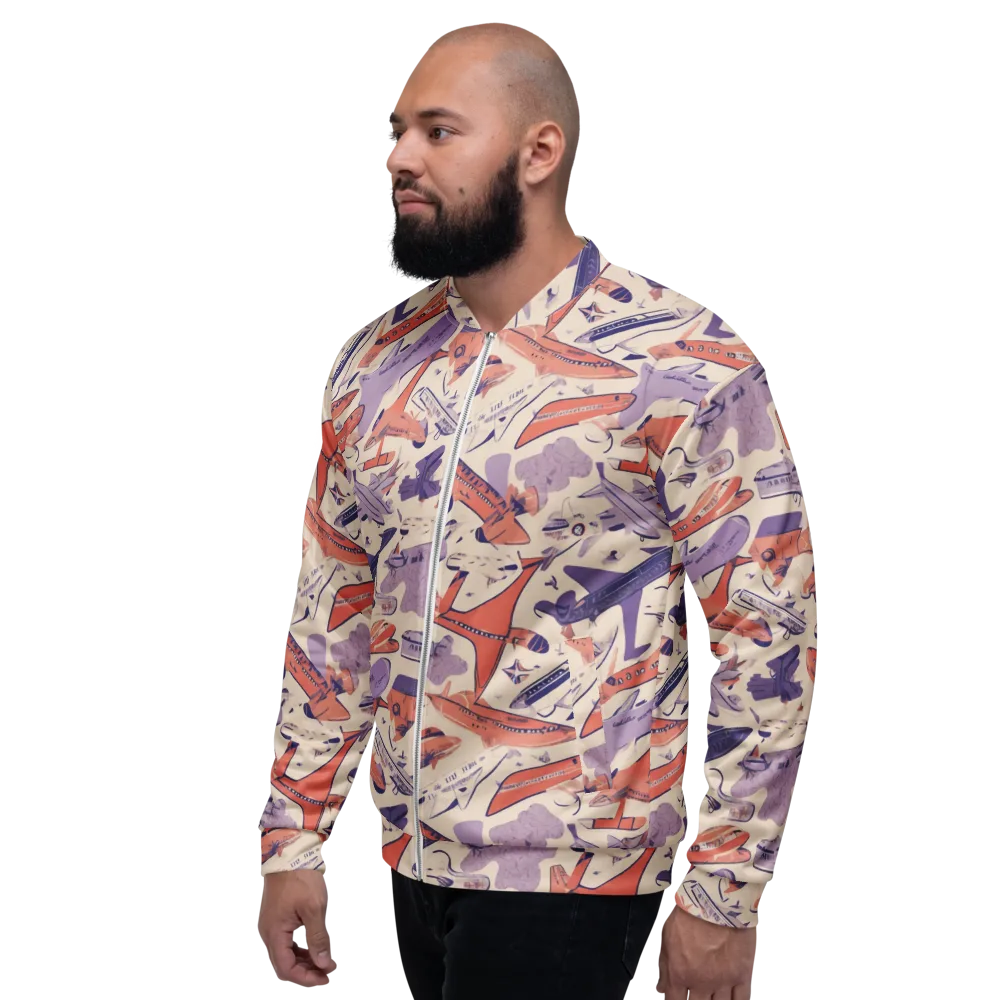 Cloudline Fleet on Bomber Jacket — Left
