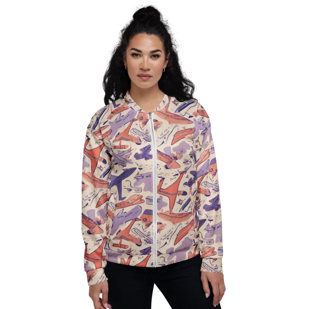 Cloudline Fleet on Bomber Jacket — Front