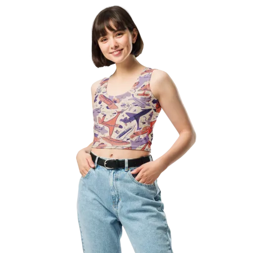 Cloudline Fleet on a Crop Top