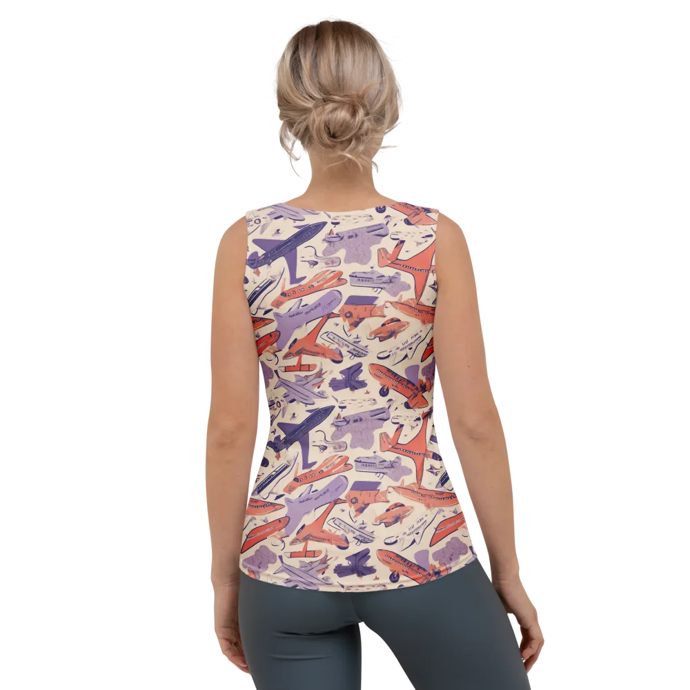 Cloudline Fleet on Women's Tank Top — Back