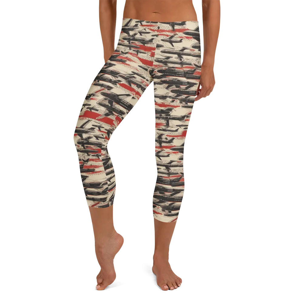 Jetstream Ledger on Capri Leggings — Front