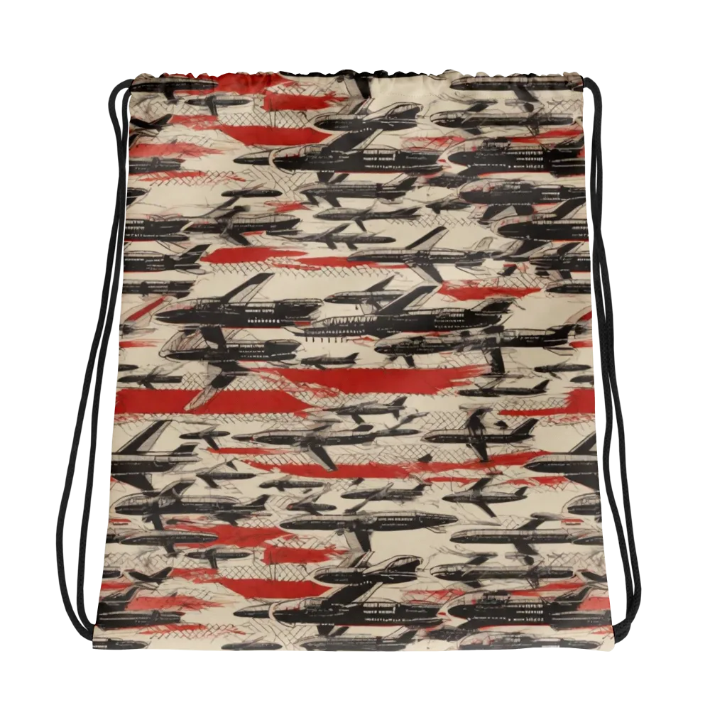 Jetstream Ledger on Drawstring Bag — Photo