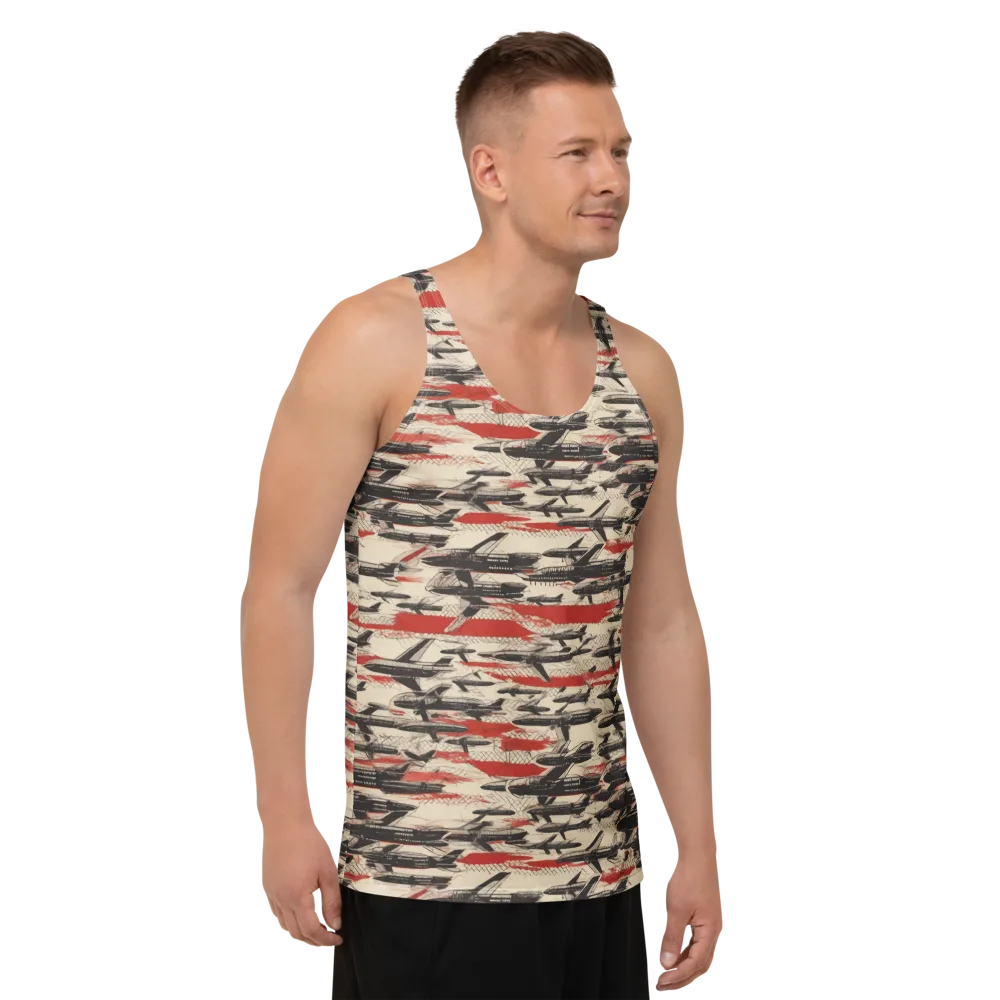 Jetstream Ledger on Men's Tank Top — Right Front