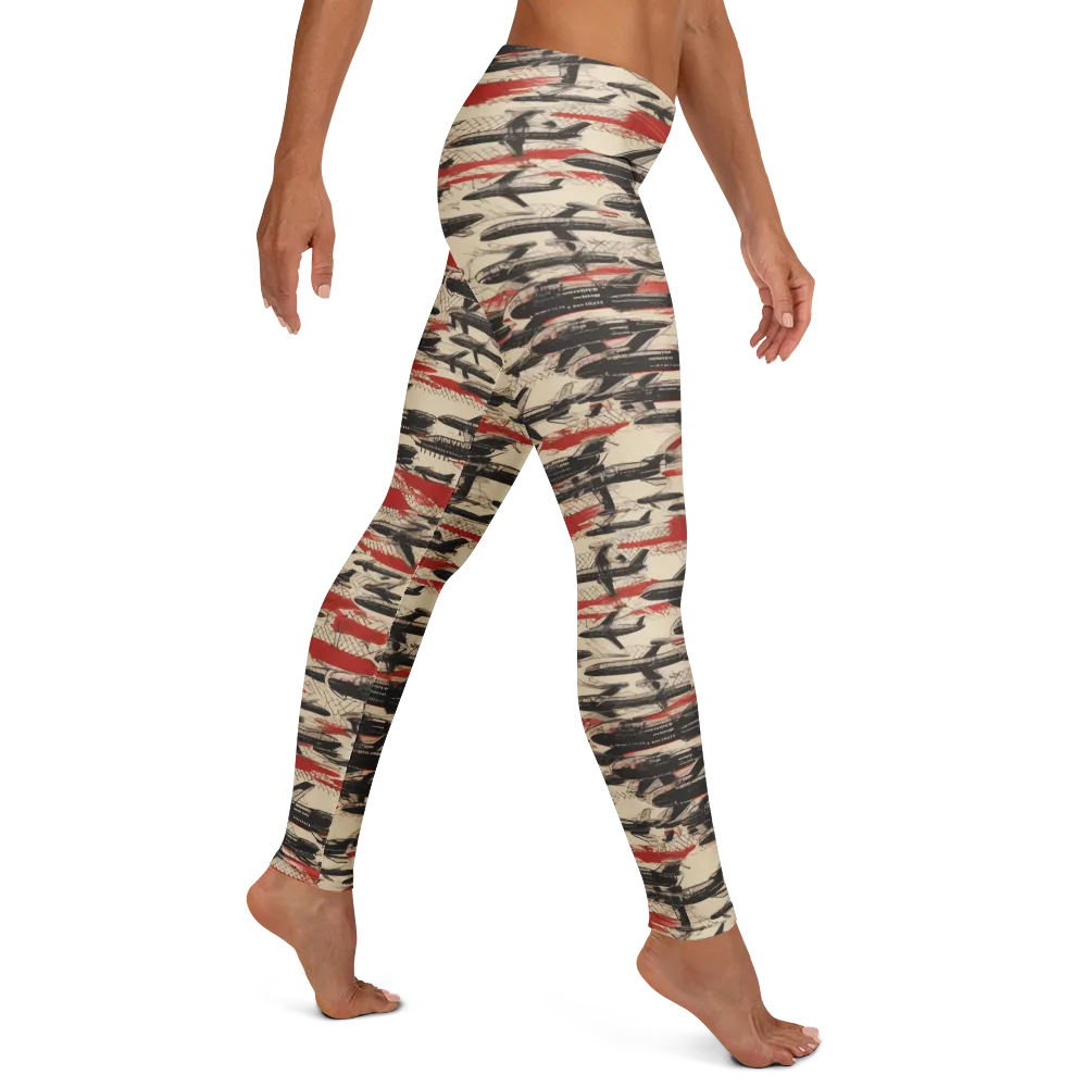 Jetstream Ledger on Leggings — Right