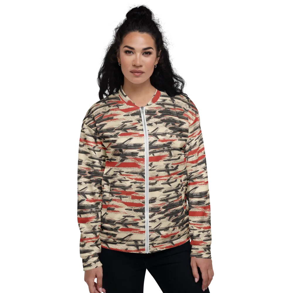 Jetstream Ledger on Bomber Jacket — Front