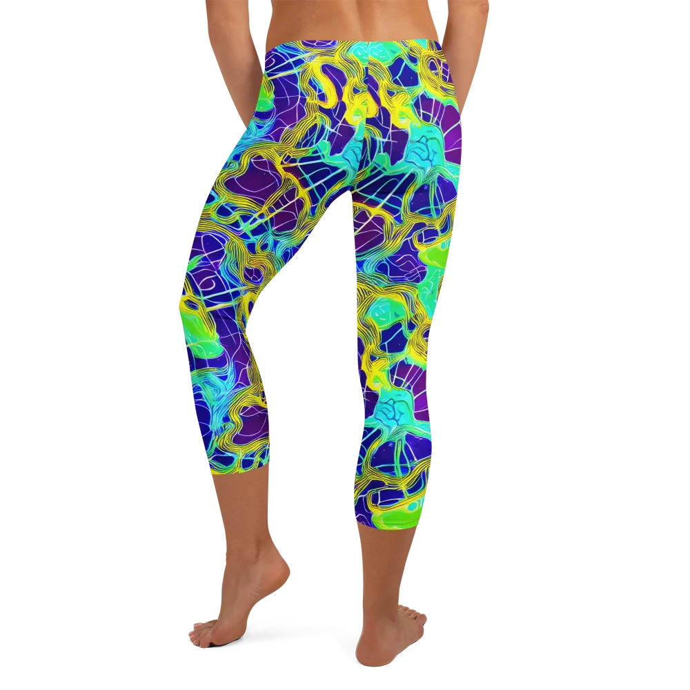 Caroline Gotch on Capri Leggings — Back