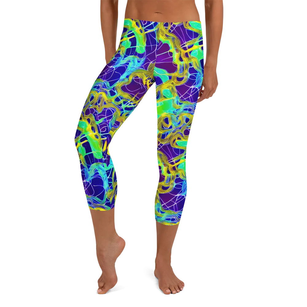 Caroline Gotch on Capri Leggings — Front