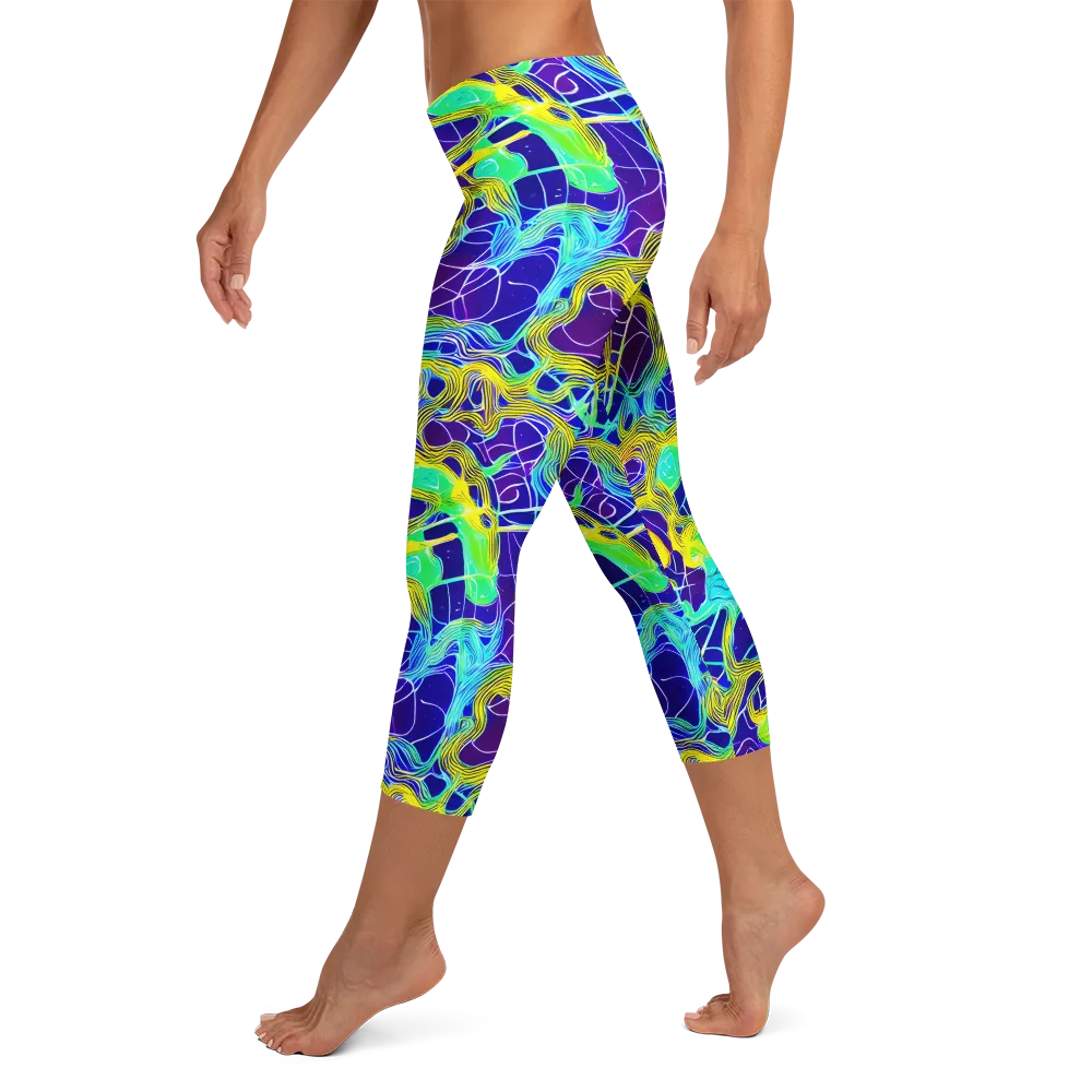 Caroline Gotch on Capri Leggings — Left