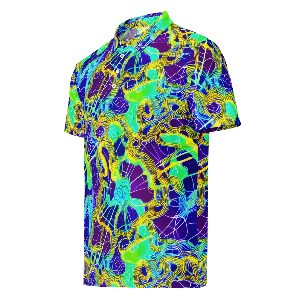 Caroline Gotch on Men's Slim Fit Polo Shirt — Left Front