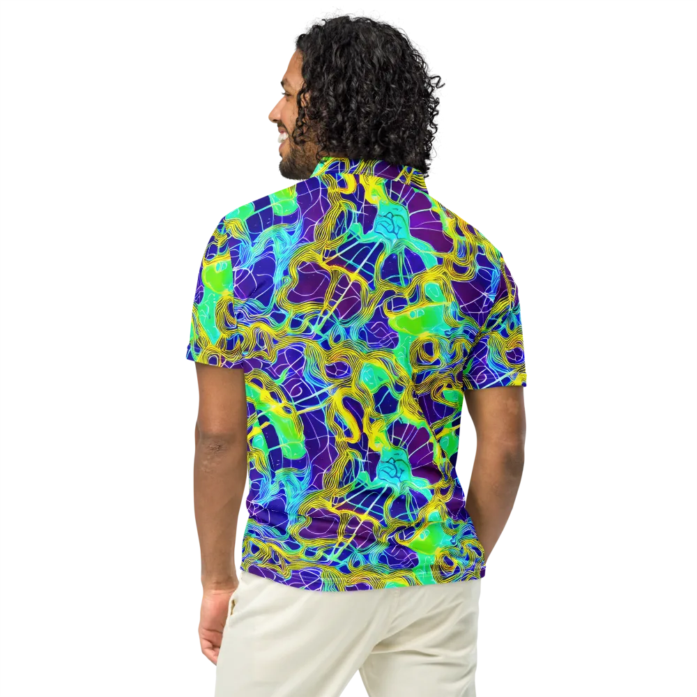 Caroline Gotch on Men's Slim Fit Polo Shirt — Back