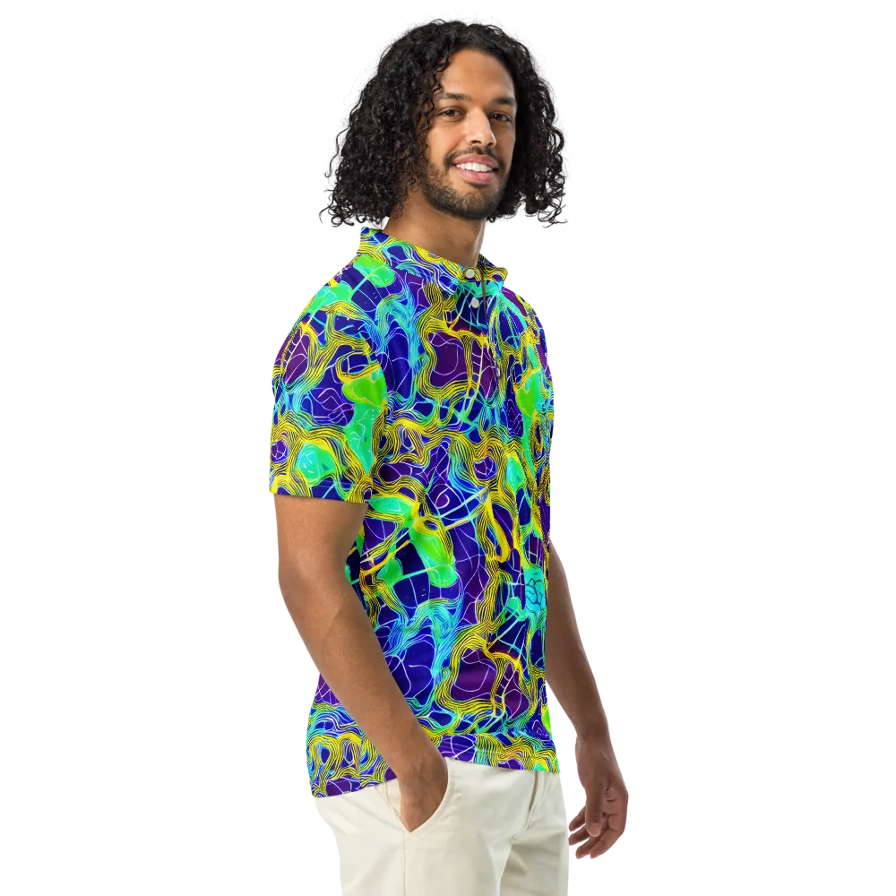 Caroline Gotch on Men's Slim Fit Polo Shirt — Right Front