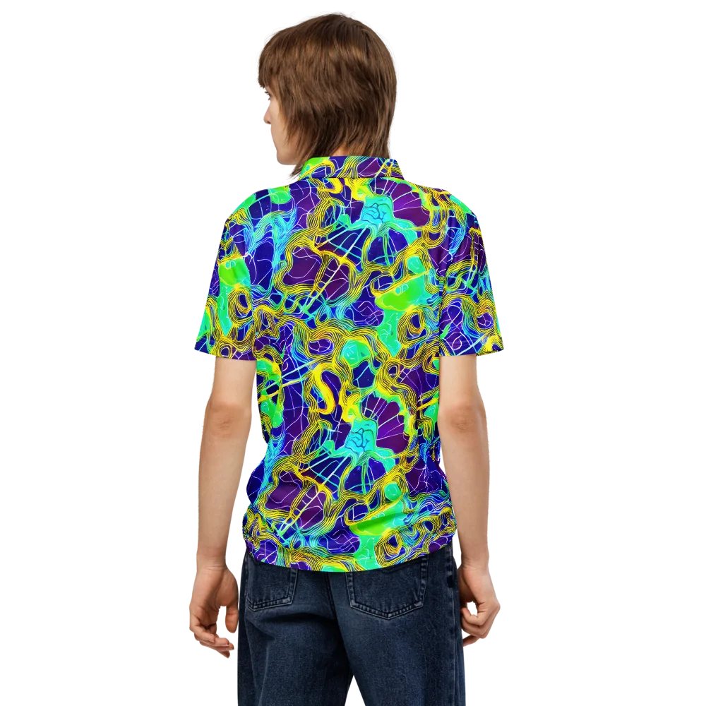Caroline Gotch on Men's Slim Fit Polo Shirt — Back