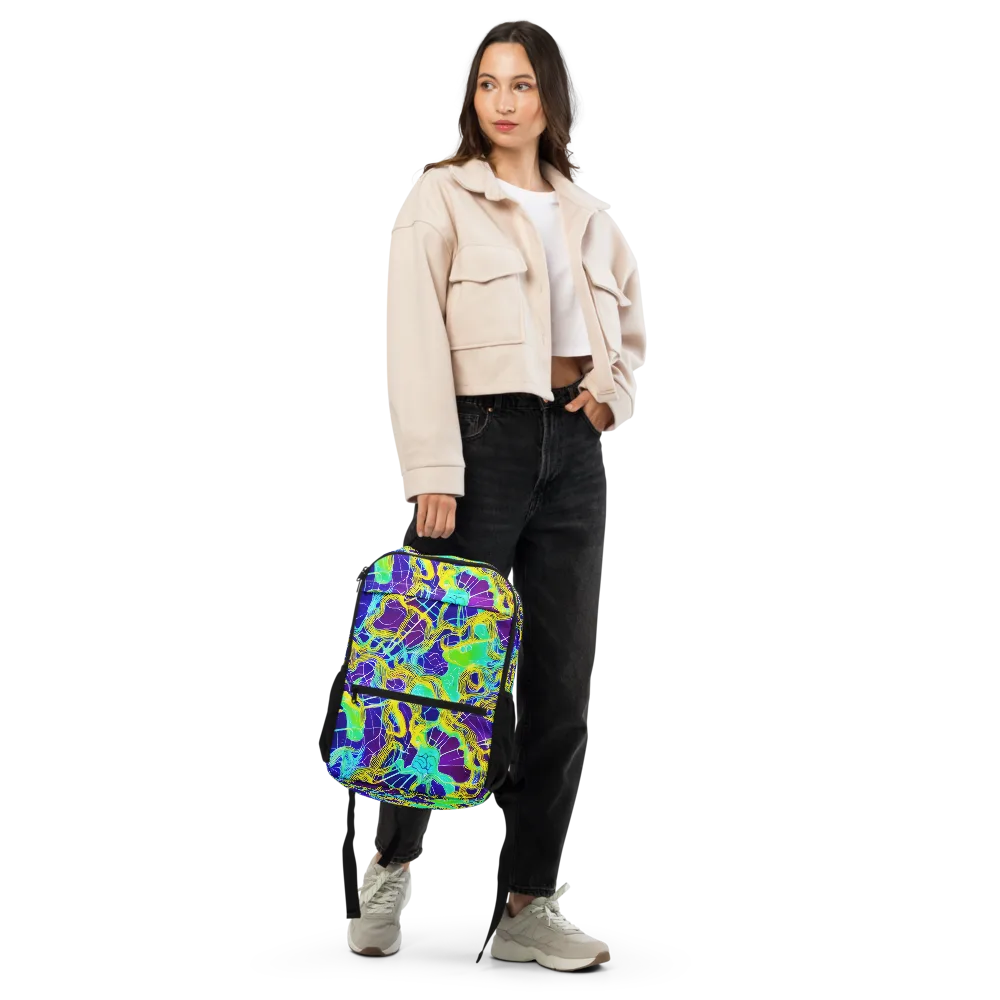 Caroline Gotch on Utility Backpack — Front