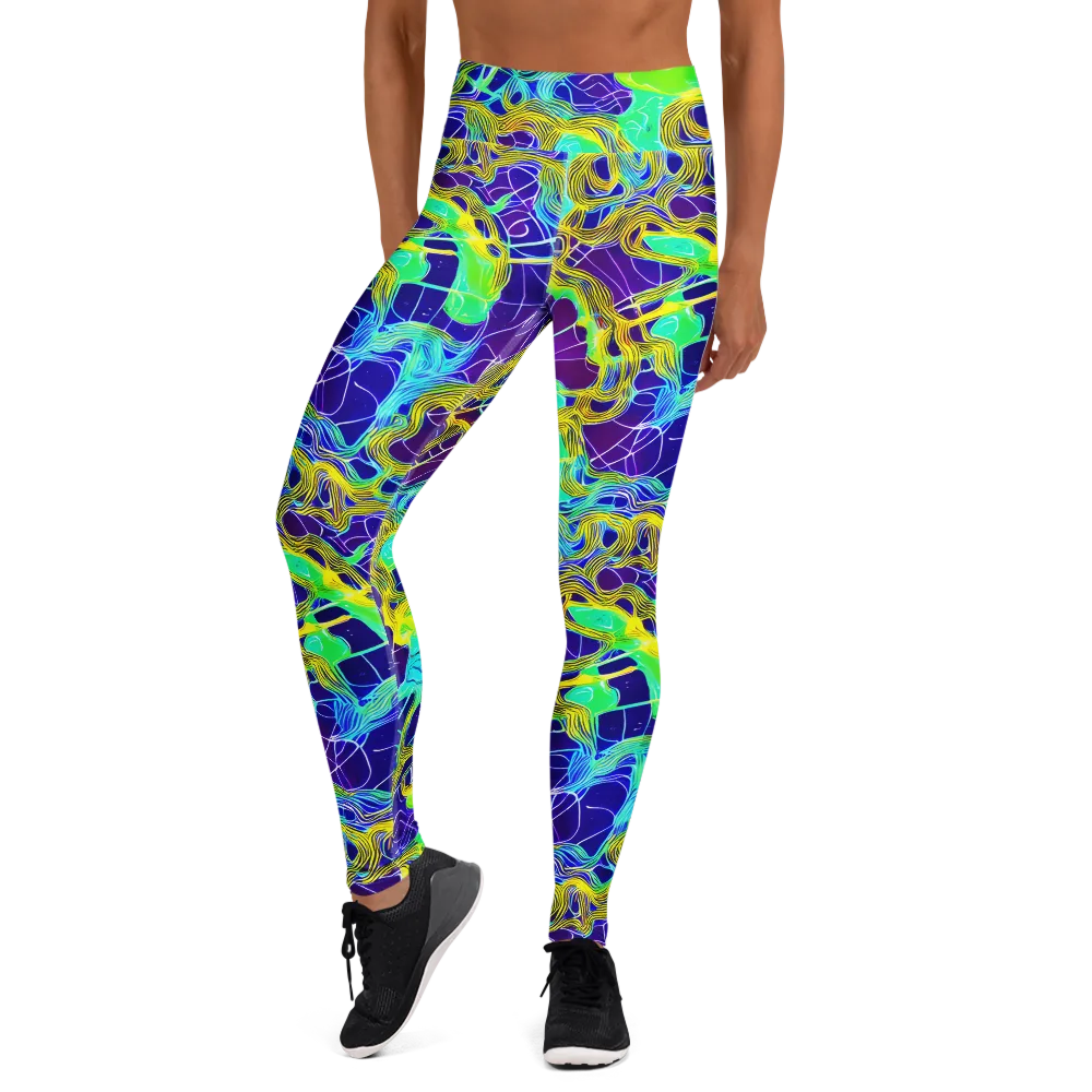 Caroline Gotch on Yoga Leggings — Front