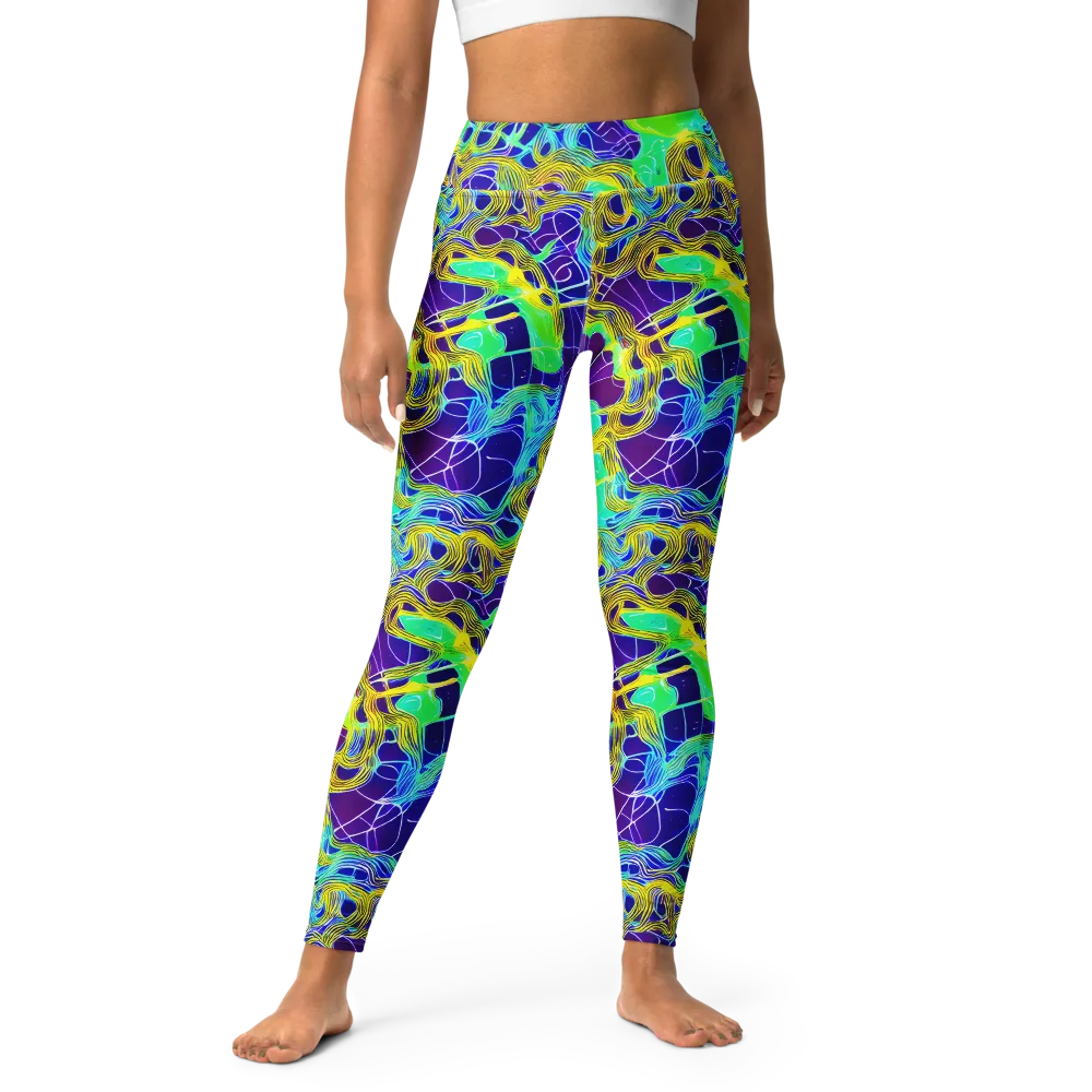 Caroline Gotch on Yoga Leggings — Front