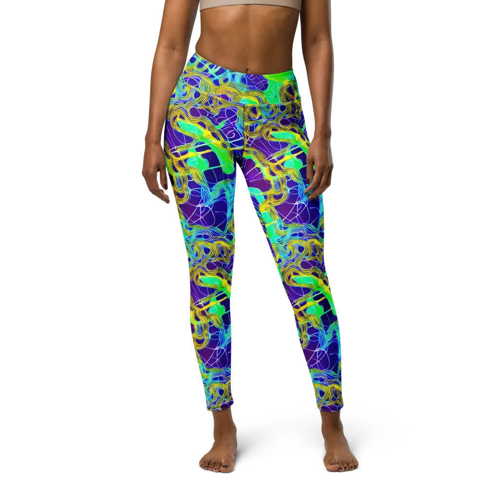 Caroline Gotch on Yoga Leggings — Front