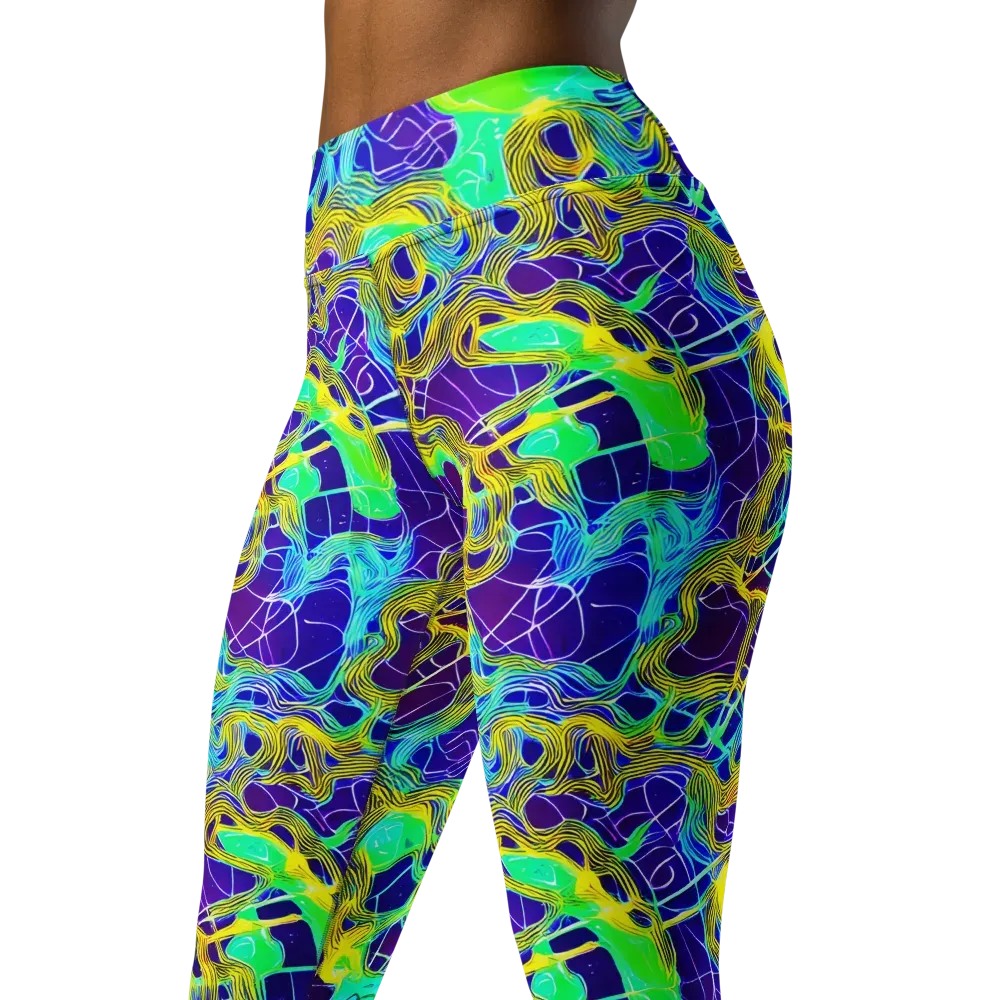 Caroline Gotch on Yoga Leggings — Left Front