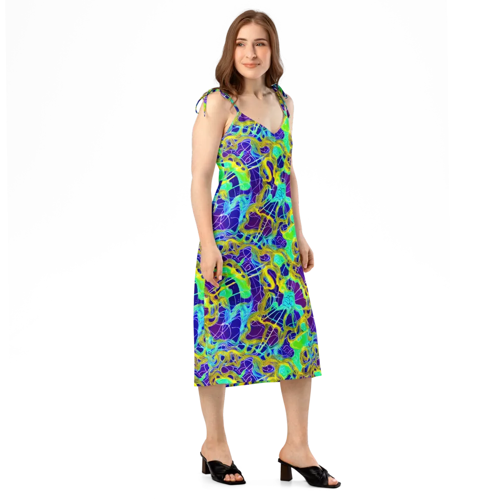 Caroline Gotch on Slip Dress — Right Front