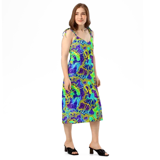 Caroline Gotch on a Slip Dress