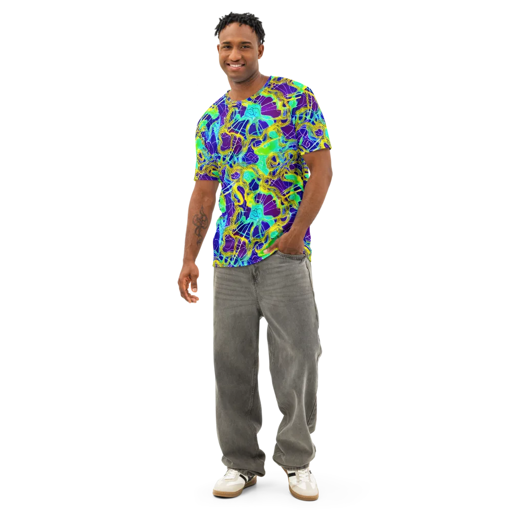 Caroline Gotch on Men's Cotton Crew Neck T-Shirt — Front
