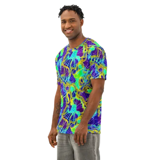 Caroline Gotch on a Men's Cotton Crew Neck T-Shirt