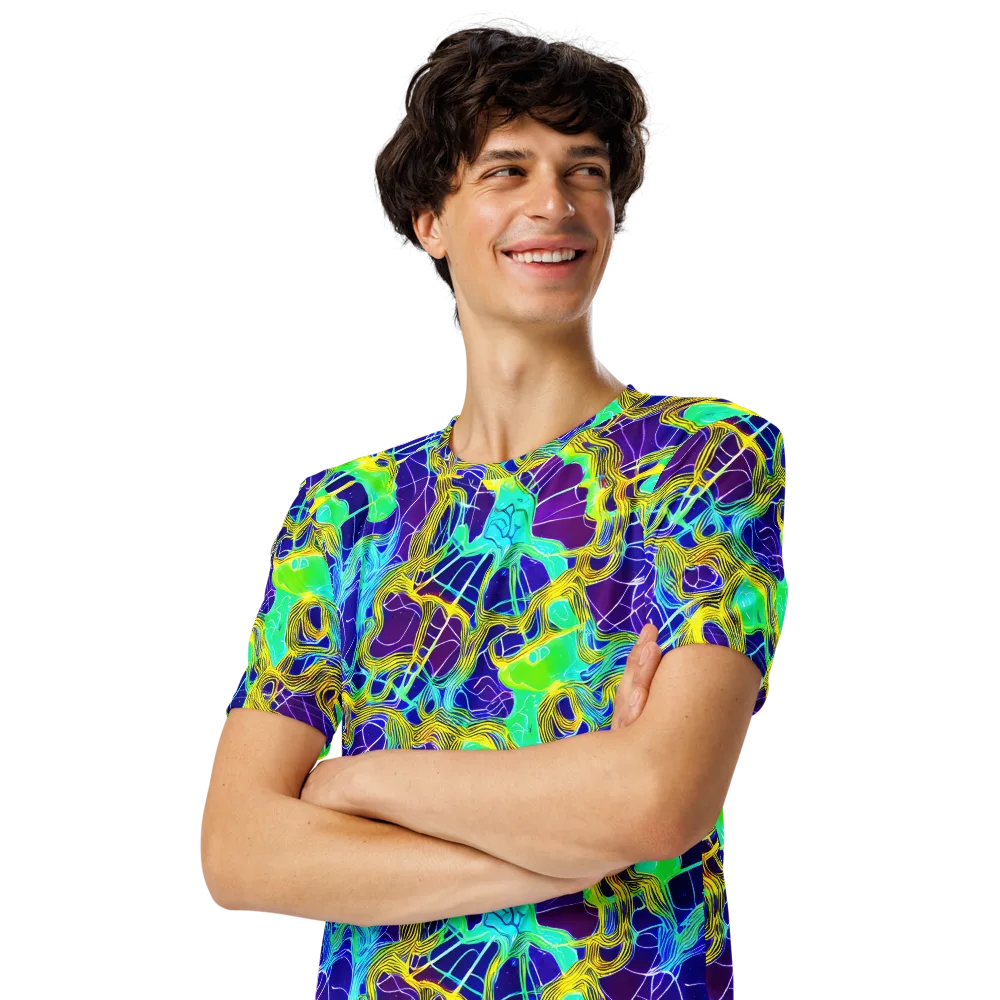 Caroline Gotch on Men's Crew Neck T-Shirt — Left Front
