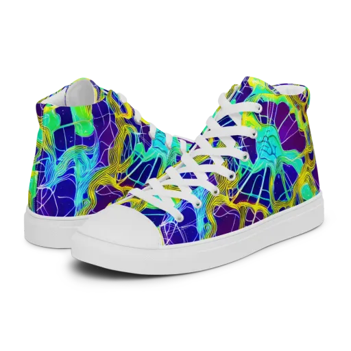 Caroline Gotch on a Men's High Top Canvas Shoes