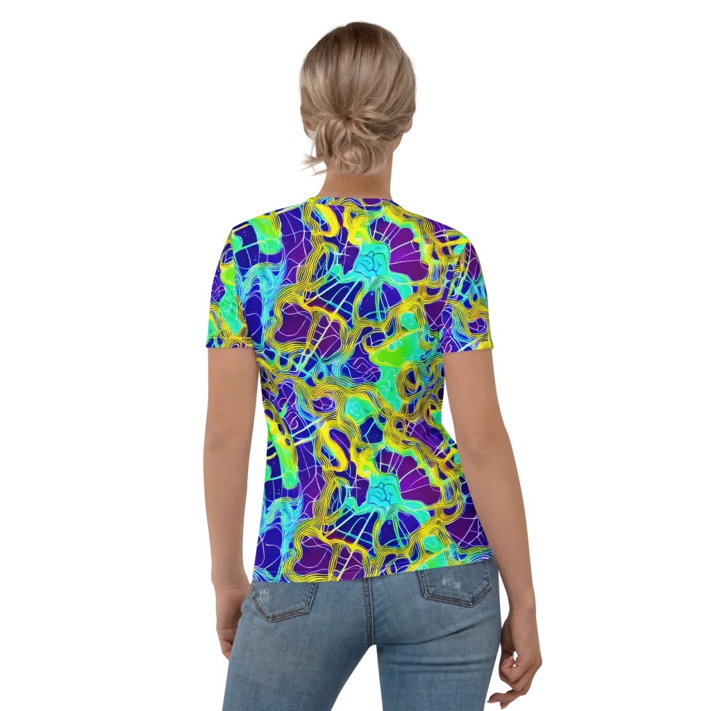 Caroline Gotch on Women's Crew Neck T-Shirt — Back