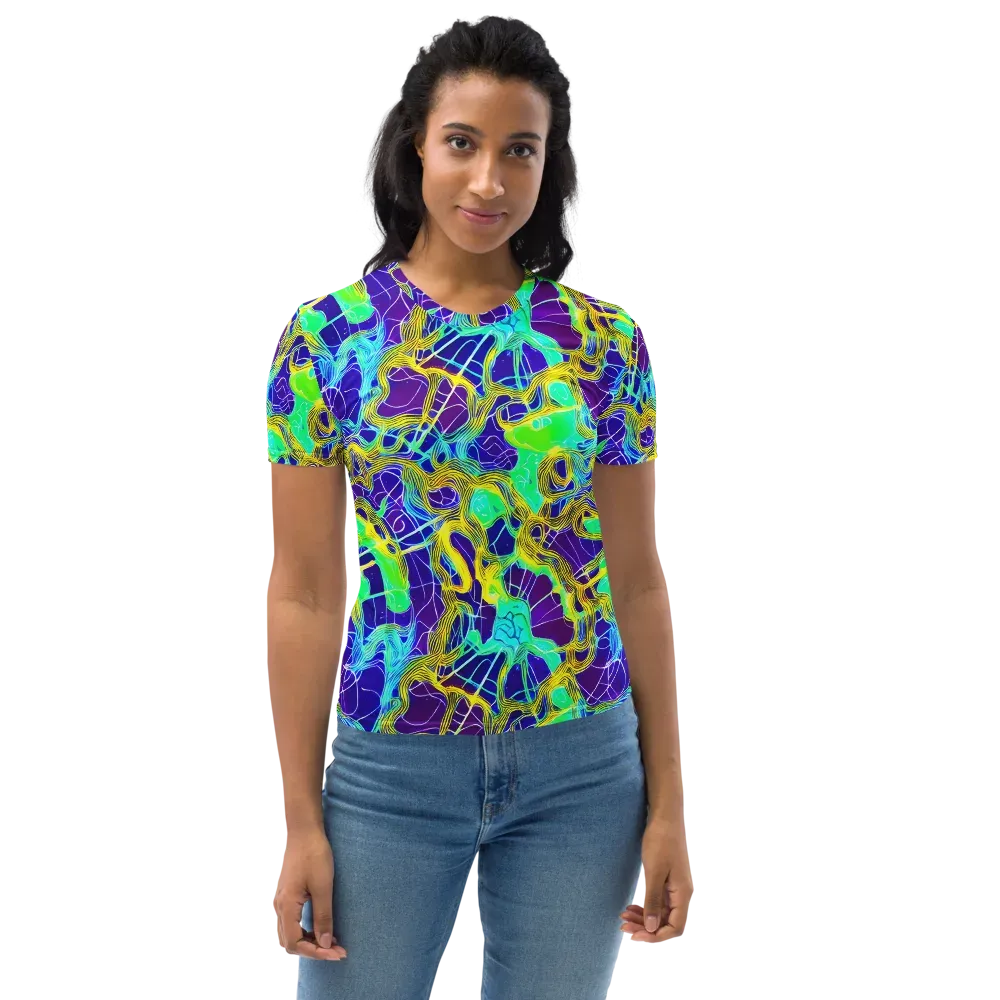 Caroline Gotch on Women's Crew Neck T-Shirt — Front