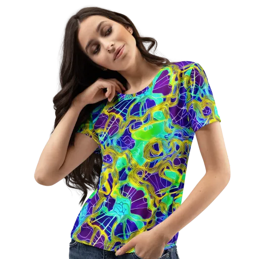 Caroline Gotch on a Women's Crew Neck T-Shirt
