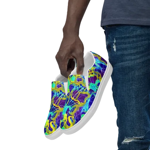 Caroline Gotch on a Men's Slip-On Canvas Shoes