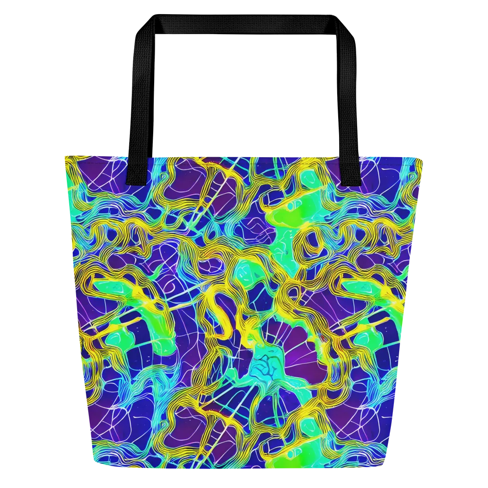 Caroline Gotch on Large Tote Bag W/ Pocket — Front