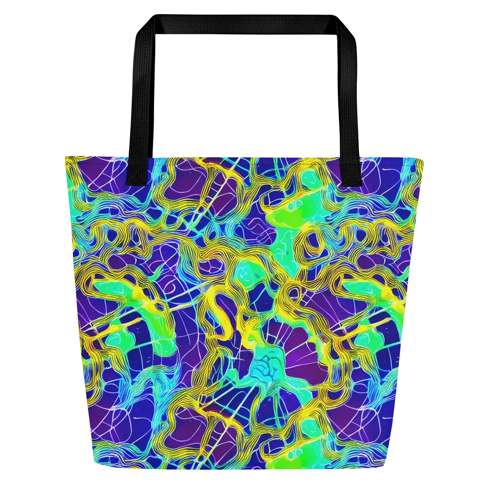 Caroline Gotch on Large Tote Bag W/ Pocket — Front