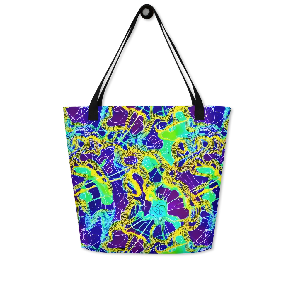 Caroline Gotch on Large Tote Bag W/ Pocket — Front