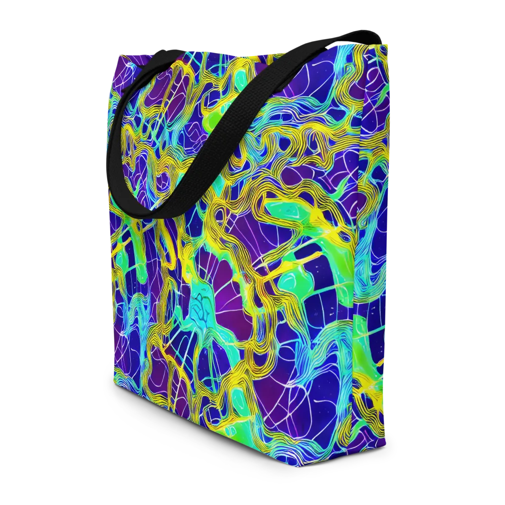 Caroline Gotch on Large Tote Bag W/ Pocket — Front