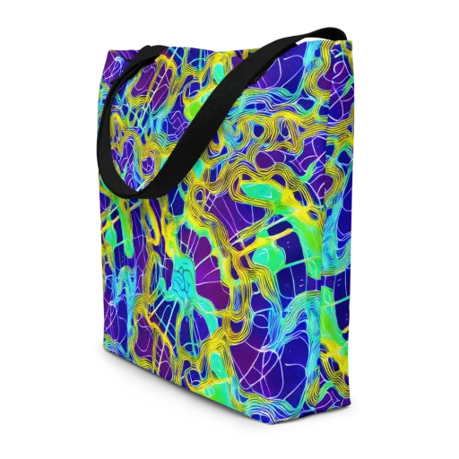 Caroline Gotch on a Large Tote Bag W/ Pocket