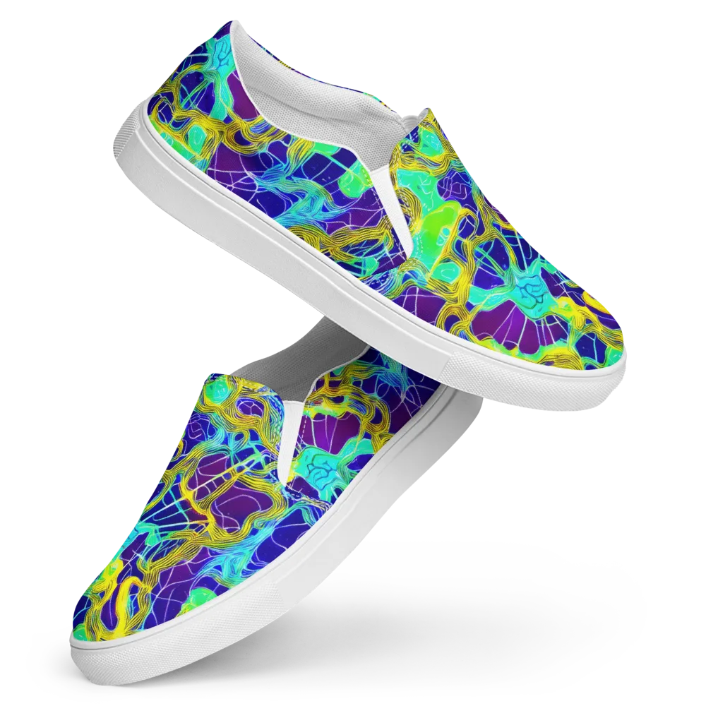 Caroline Gotch on Women's Slip-On Canvas Shoes — Front