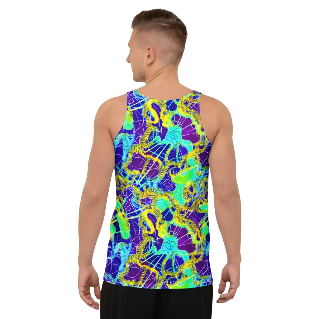 Caroline Gotch on Men's Tank Top — Back