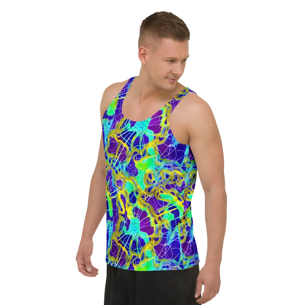 Caroline Gotch on Men's Tank Top — Left Front