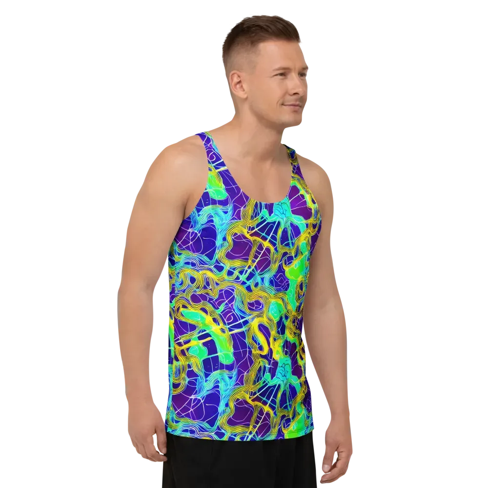 Caroline Gotch on Men's Tank Top — Right Front