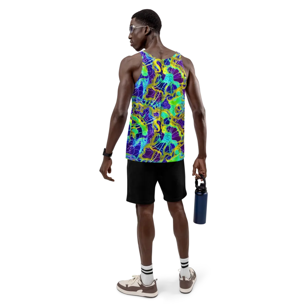 Caroline Gotch on Men's Tank Top — Back