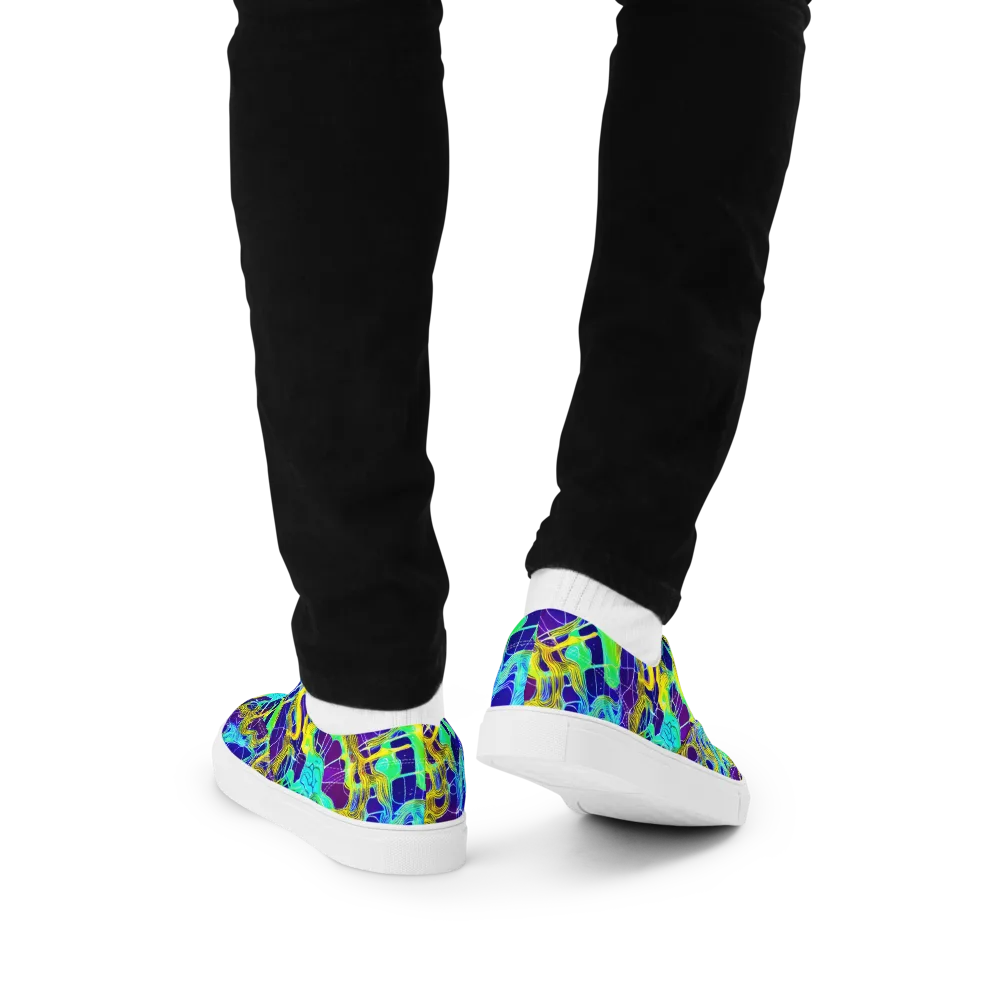 Caroline Gotch on Men's Lace-Up Canvas Shoes — Back