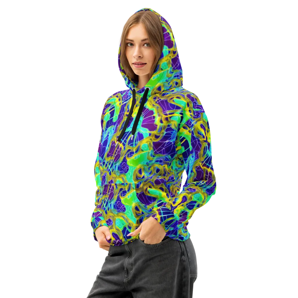 Caroline Gotch on Cotton Hoodie — Left Front