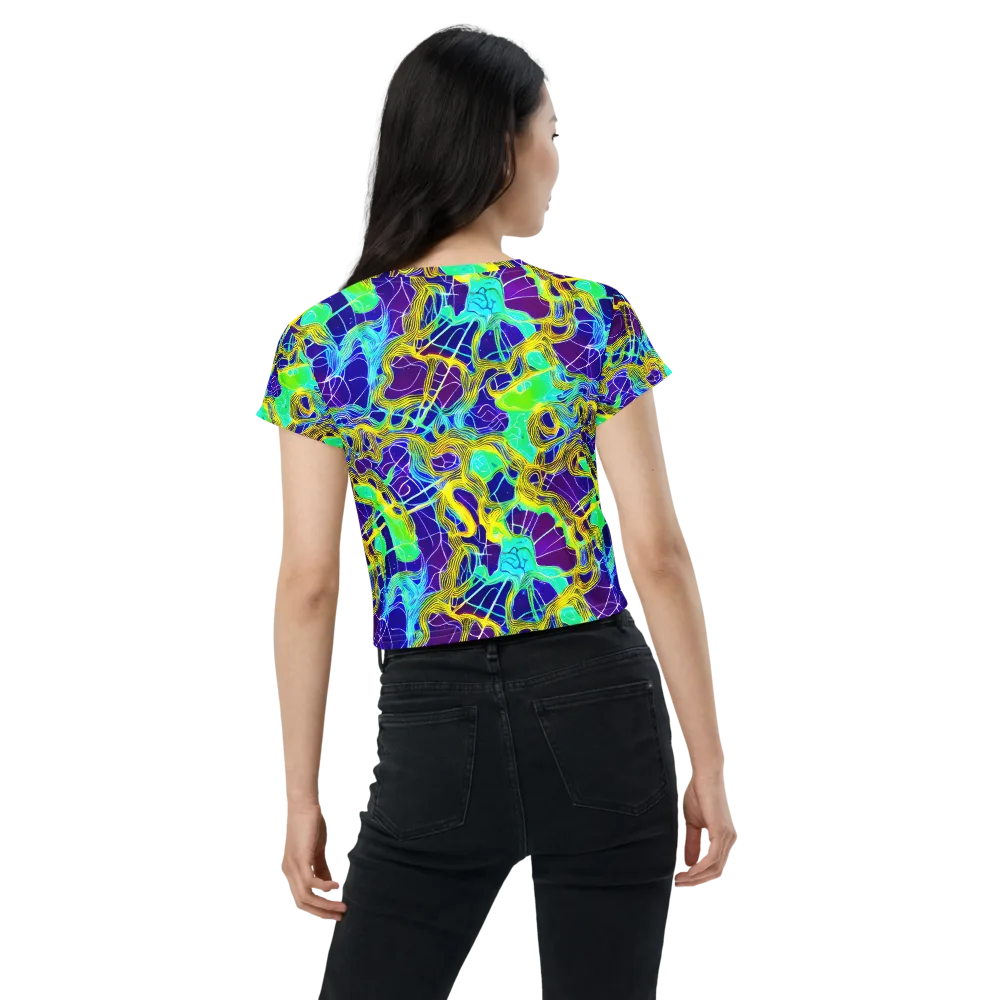 Caroline Gotch on Crop Tee — Back