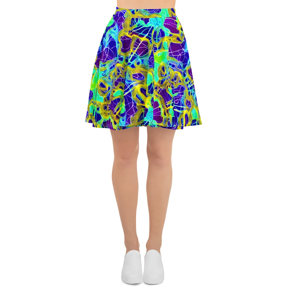 Caroline Gotch on Skater Skirt — Front