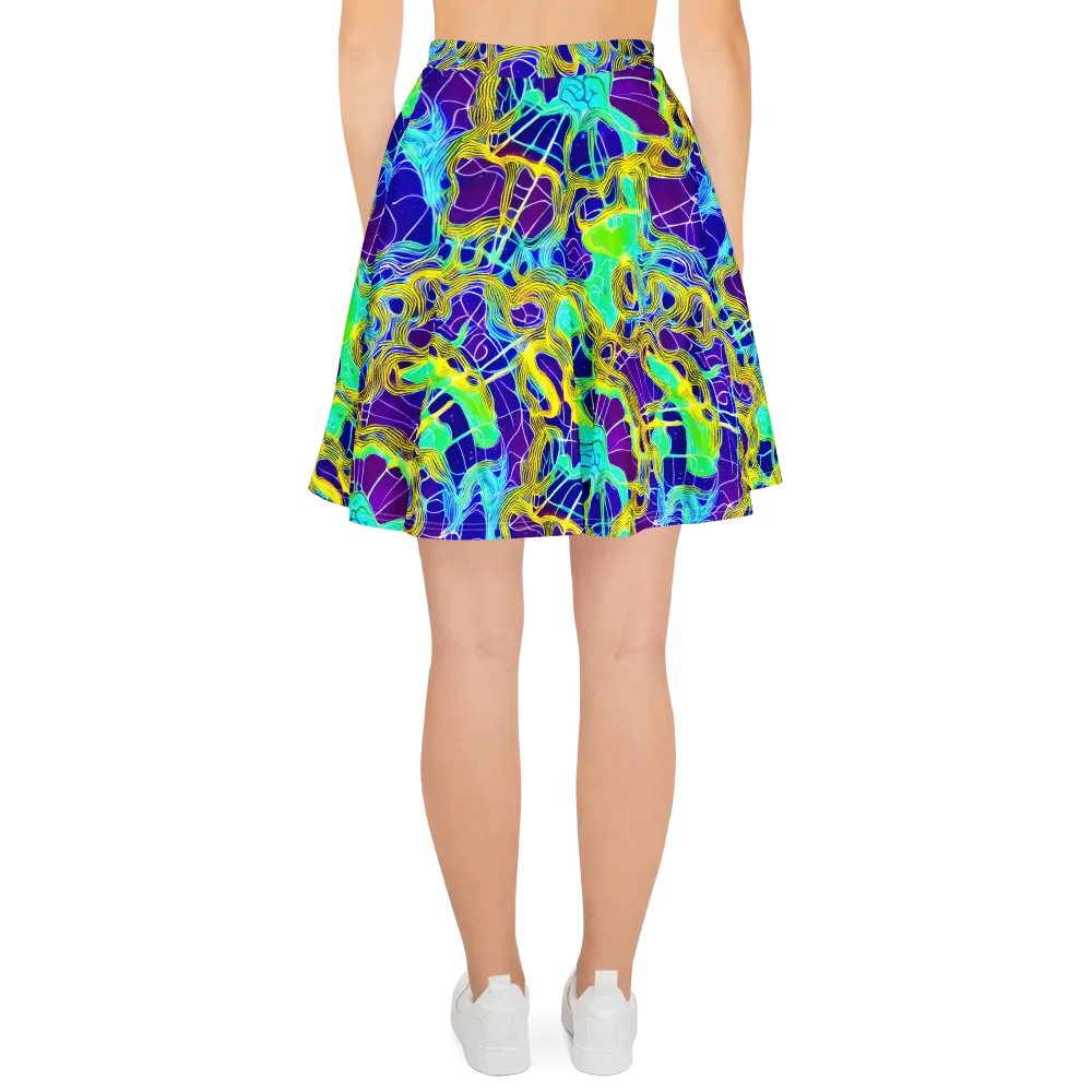 Caroline Gotch on Skater Skirt — Back